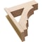 Ekena Millwork 8-in W x 26-in D x 30-in H Balboa Block Rough Cedar Woodgrain TimberThane Outlooker, Primed Tan OUTUR080X26X30BOA44RCPR - alternate 3